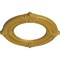 Ekena Millwork Benson Ceiling Medallion (Fits Canopies up to 6 1/8"), 11 1/8"OD x 6 1/8"ID x 5/8"P, Iridescent Gold CM11BNIGS - alternate 2